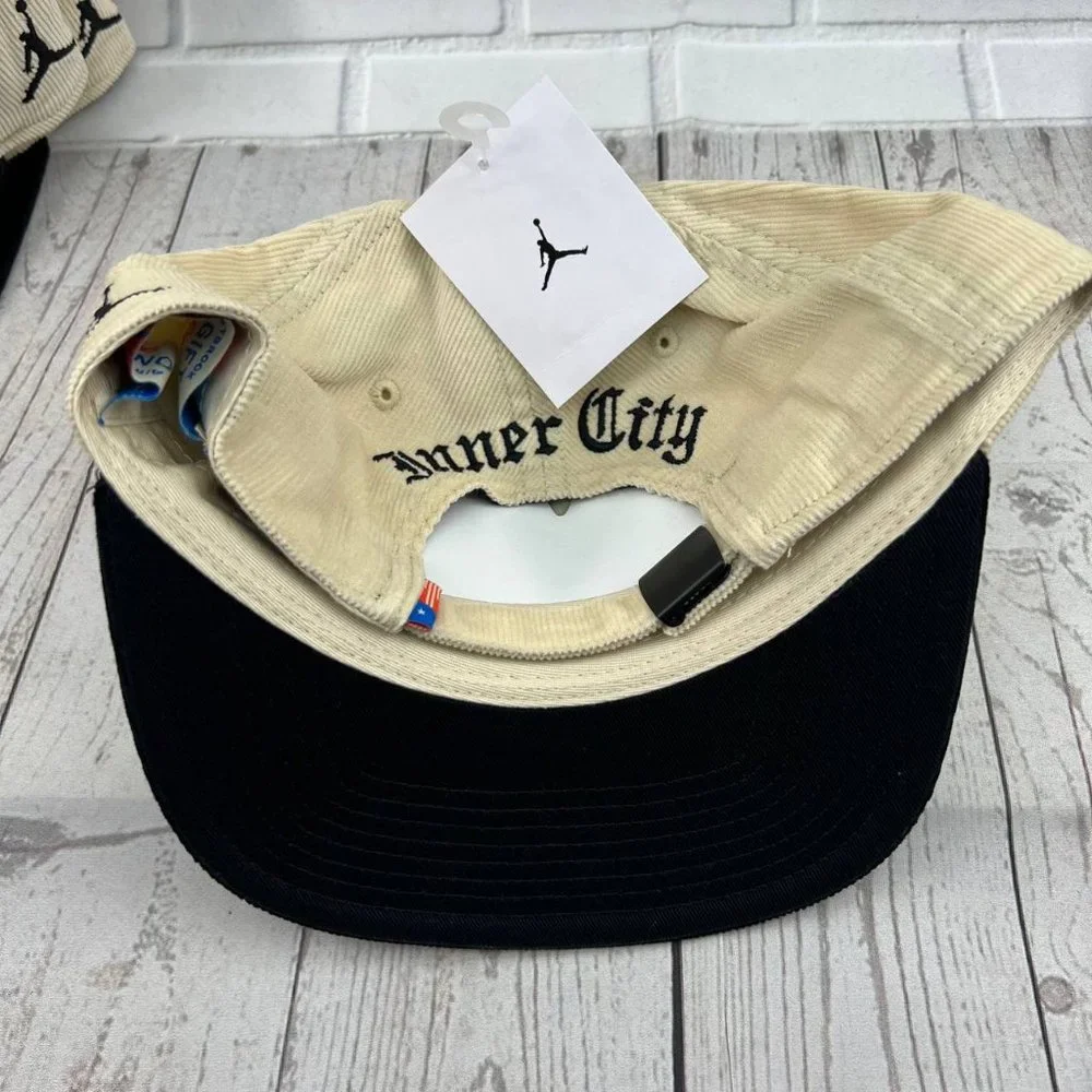Honor the Gift x Jordan The Inner City‎ Jumpman Corduroy Hat Strapback Cap New
